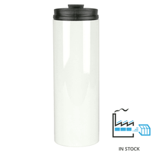 16 oz Tall Tube Thermal Tumbler - White , Sublimation Tumblers , PHOTO USA