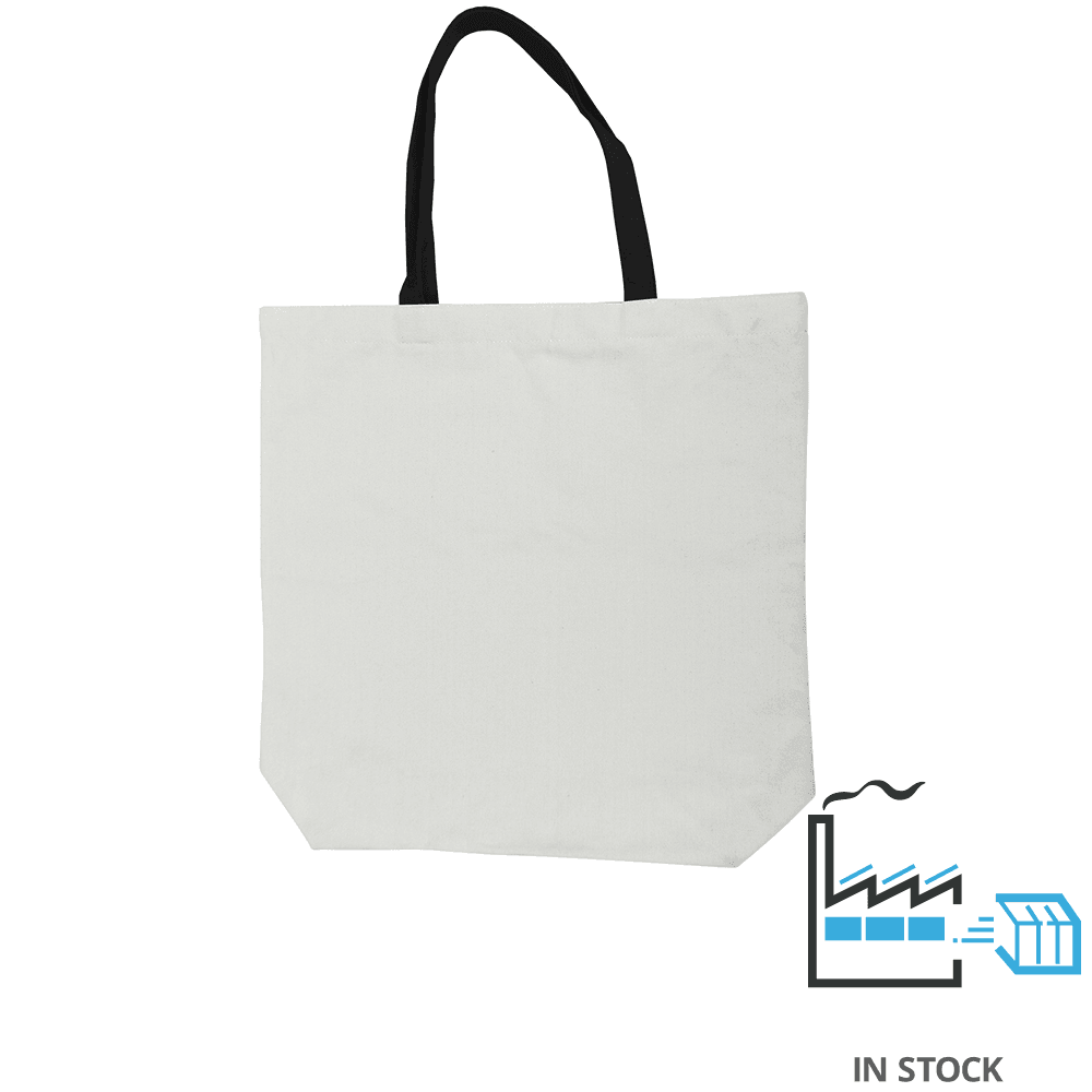 White w Black Handle Tote Bag – Blank Sublimation Mugs