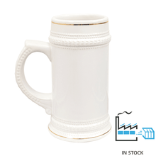 22 oz Beer Stein - White - Orca , Beer Steins , PHOTO USA