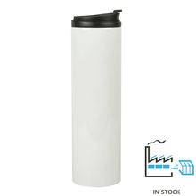 20 oz Stainless Steel Tall Tube Thermal Tumbler - White , Sublimation Tumblers , PHOTO USA