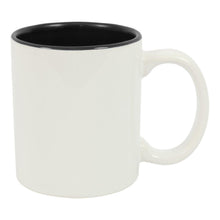 11 oz Two Tone Colored Mug - Black , Accent Mugs , PHOTO USA