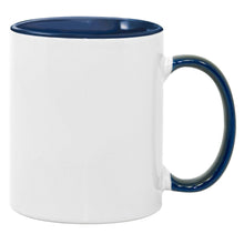 11 oz Inner & Handle Colored Mug - Blue , Accent Mugs , PHOTO USA
