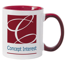 11 oz Inner & Handle Colored Mug - Maroon - PhotoUSA | Wholesale Sublimation Blanks & Fulfillment | ORCA® Coating