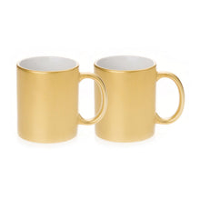 11 oz Coffee Mug - Metallic Gold , Ceramic Mugs , PHOTO USA