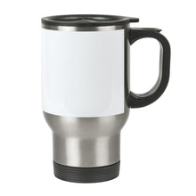 14 oz Stainless Steel Travel Mug - White - ORCA , Sublimation Travel Mugs , PHOTO USA