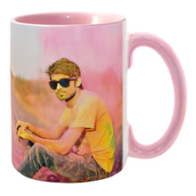 15 oz Inner & Handle Colored Mug - Pink , Accent Mugs , PHOTO USA