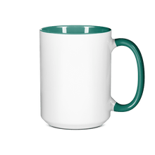 15 oz Inner & Handle Colored Mug - Green , Accent Mugs , PHOTO USA