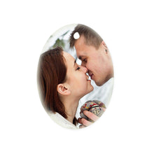 Ceramic Ornament - Oval , Sublimation Ornaments , PHOTO USA