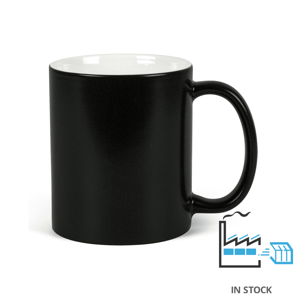 3dRose, Colorful Silhouettes Of Fighter Planes On Black. White Stars 11oz Two Tone Black Mug Mug 296375 4