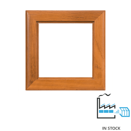 4" x 4" Tile Frame - Pecan , , PHOTO USA