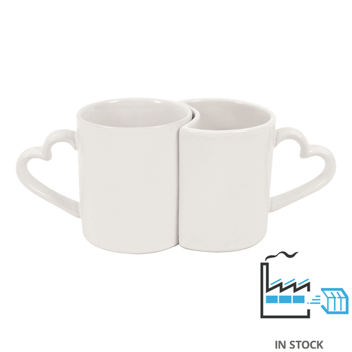 11 oz 2-Piece Lover's Mug - Set , Ceramic Mugs , PHOTO USA