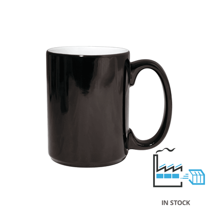 15 oz Color Changing Mug - Black , Color Changing Mugs , PHOTO USA