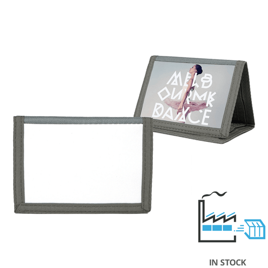 Nylon Wallet - Cool Gray , Sublimation Wallets , PHOTO USA