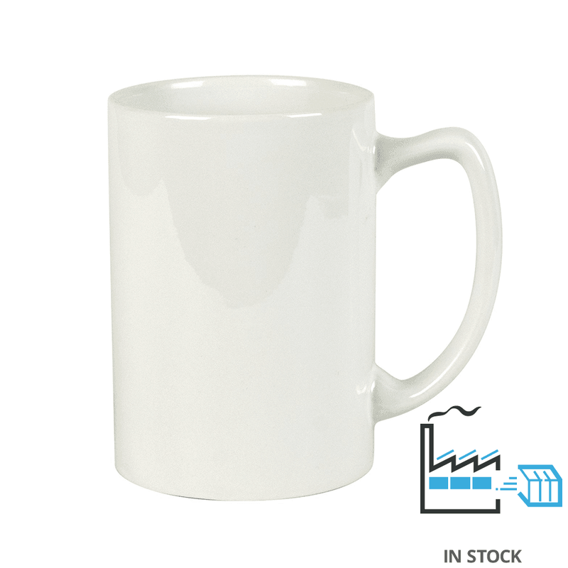 Diversified Ceramics DC142 Ultra White 10 oz. Coffee Mug - 24 / CS