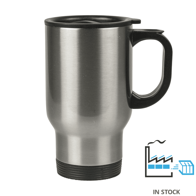 XP8400S Silver Stainless Travel Mug - ORCA Coatings - CustomCat