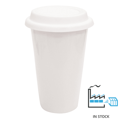 10 oz Eco-Tumbler with White Silicone Lid - ORCA , Sublimation Tumblers , PHOTO USA
