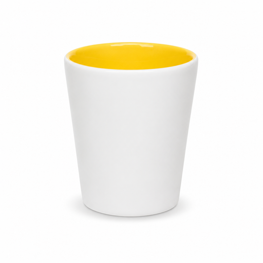 ORCA 1.5 oz. Ceramic Shot Glass - Yellow Interior