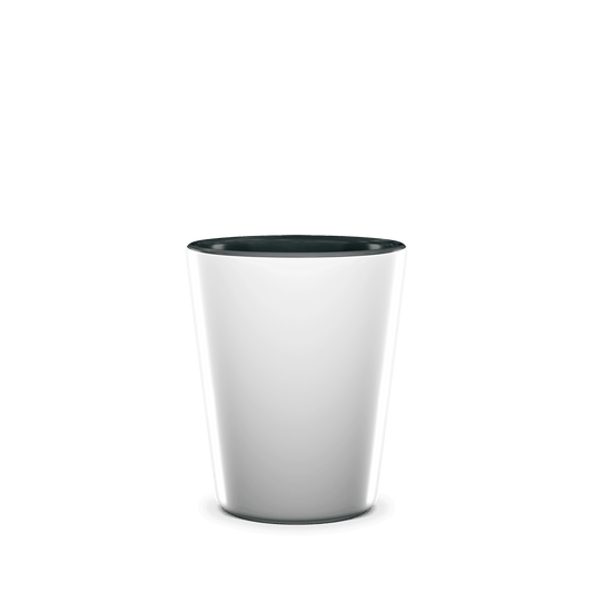 1.5 oz Ceramic Shot Glass - Black , Sublimation Shot Glasses , PHOTO USA