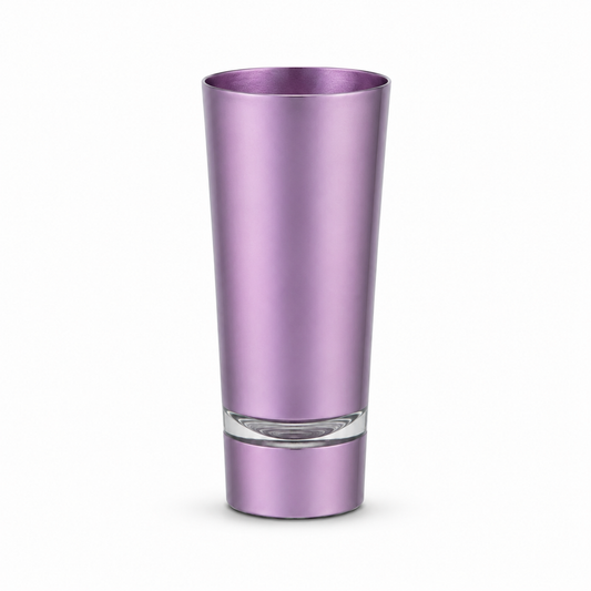ORCA 2.5 oz. Neon Glass Shooter - Purple, No Gold Rim