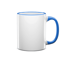 11 oz Rim & Handle Colored Mug - Cambridge Blue , Accent Mugs , PHOTO USA