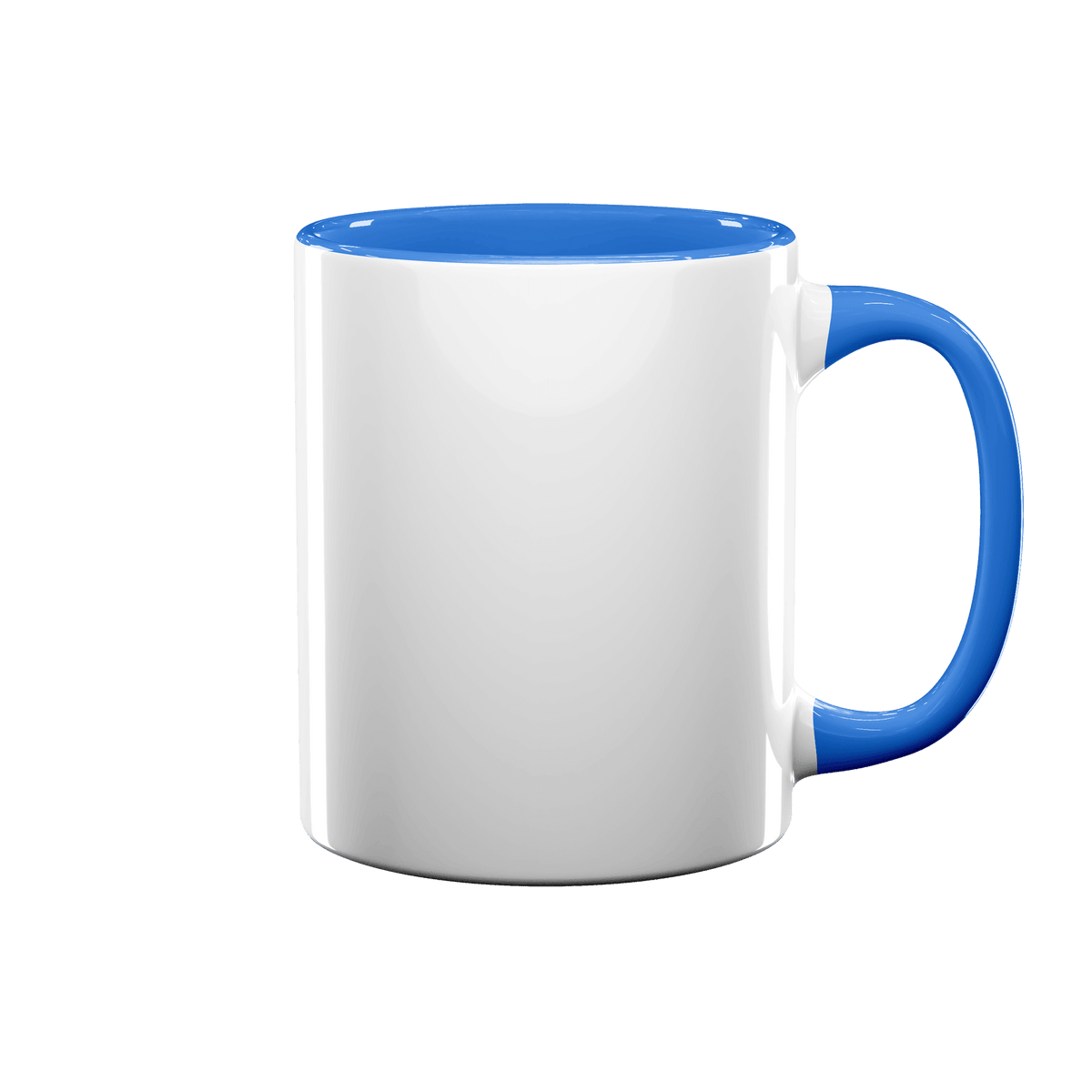 11 oz Inner & Handle Colored Mug - Cambridge Blue , Accent Mugs , PHOTO USA
