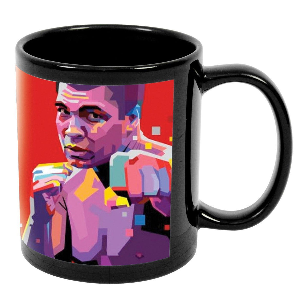 11 oz Ceramic Mug - Black Mug w/ Decal White Patch - PhotoUSA | Wholesale Sublimation Blanks & Fulfillment | ORCA® Coating