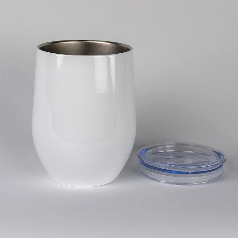 12 oz Stemless Wine Tumbler , Sublimation Tumblers , PHOTO USA