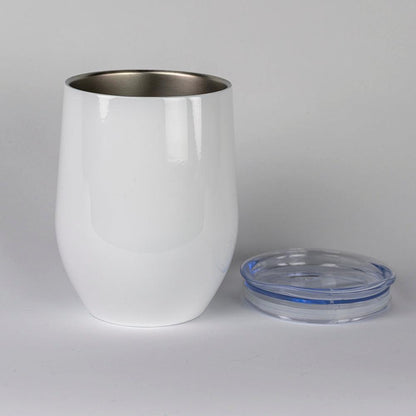 12 oz Stemless Wine Tumbler , Sublimation Tumblers , PHOTO USA
