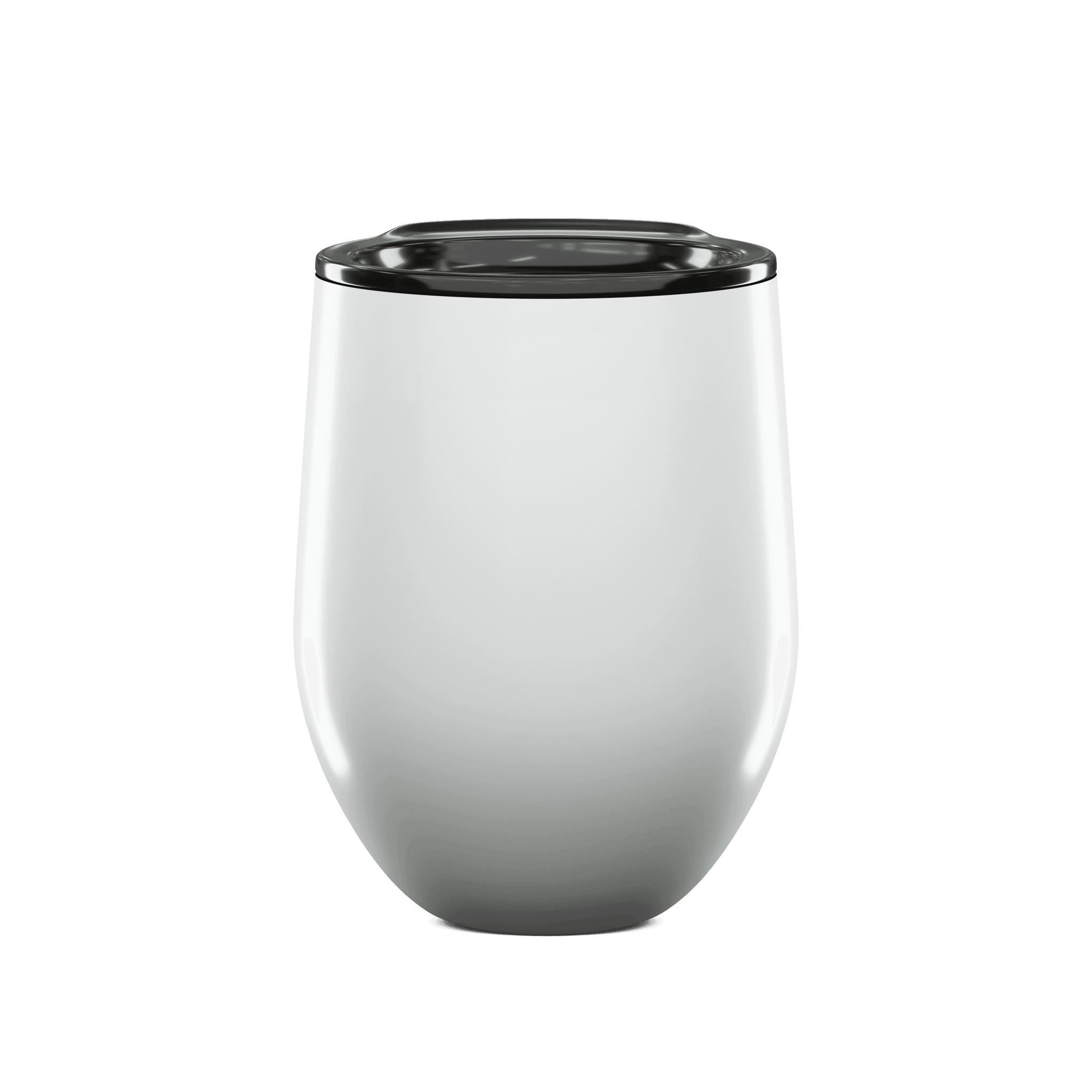 12 oz Blank Stainless Steel Insulated Stemless Wine Tumbler with Lid — Bulk  Tumblers