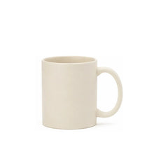11 oz. frosted sublimation ceramic mug, beige