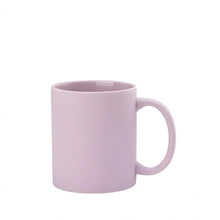 11 oz. frosted sublimation ceramic mug, purple