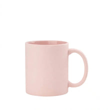 11 oz. frosted sublimation ceramic mug, pink