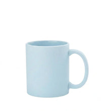 11 oz. frosted sublimation ceramic mug, light blue
