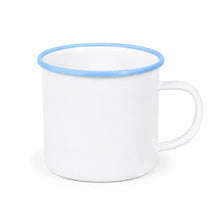 ORCA 12 oz. Fine Stainless Steel Enamel Cup Blanks - Light Blue, sublimation blank