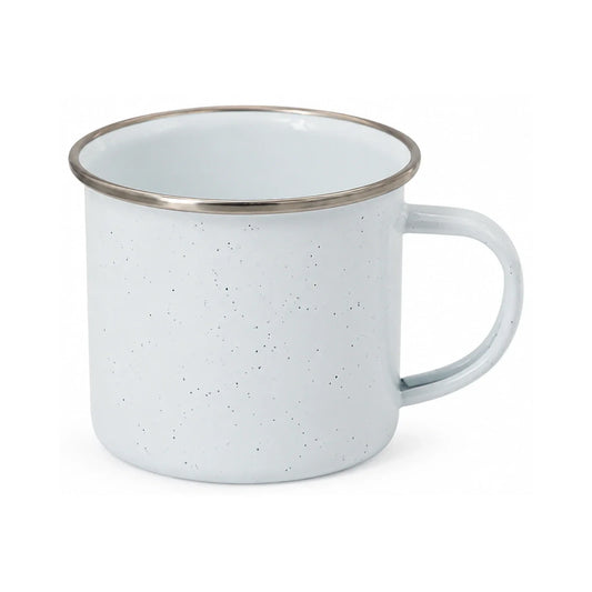 ORCA 12 oz. Spot Enamel Mug with Silver Rim, sublimation blank