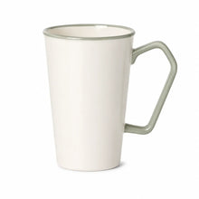 ORCA 15 oz. Two-Tone Latte New Bone China Mug Blanks - Grayish Green, sublimation blank