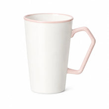 ORCA 15 oz. Two-Tone Latte New Bone China Mug Blanks - Light Pink, sublimation blank