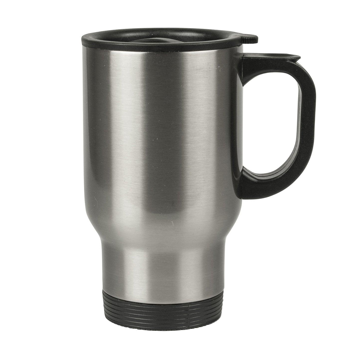 16 oz. Stainless Steel Travel Mug w/ Handle