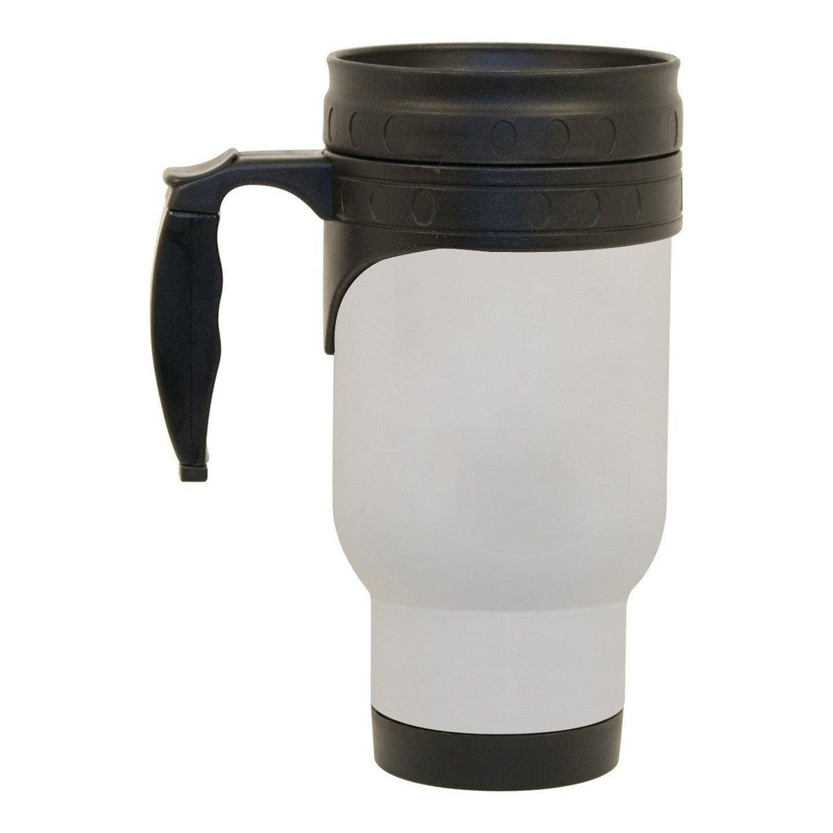 14 oz Stainless Steel Mug - Economy size (with Plastic Insert) - White -ORCA , Sublimation Travel Mugs , PHOTO USA