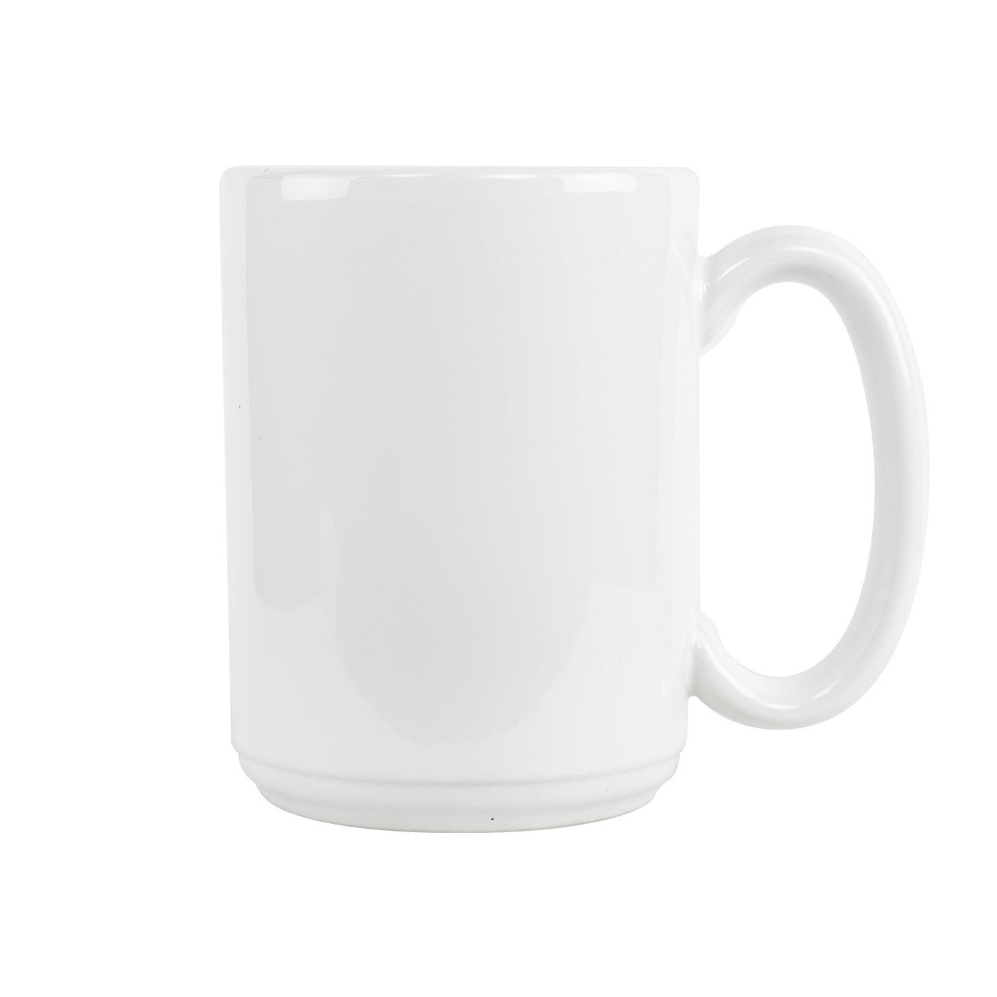 American Made 15 oz Ceramic Mug , Sublimation Mugs , PHOTO USA