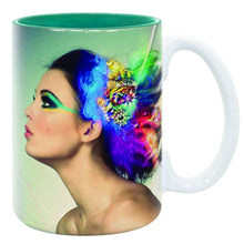 15 oz Two Tone Colored Mug - Green - PhotoUSA | Wholesale Sublimation Blanks & Fulfillment | ORCA® Coating