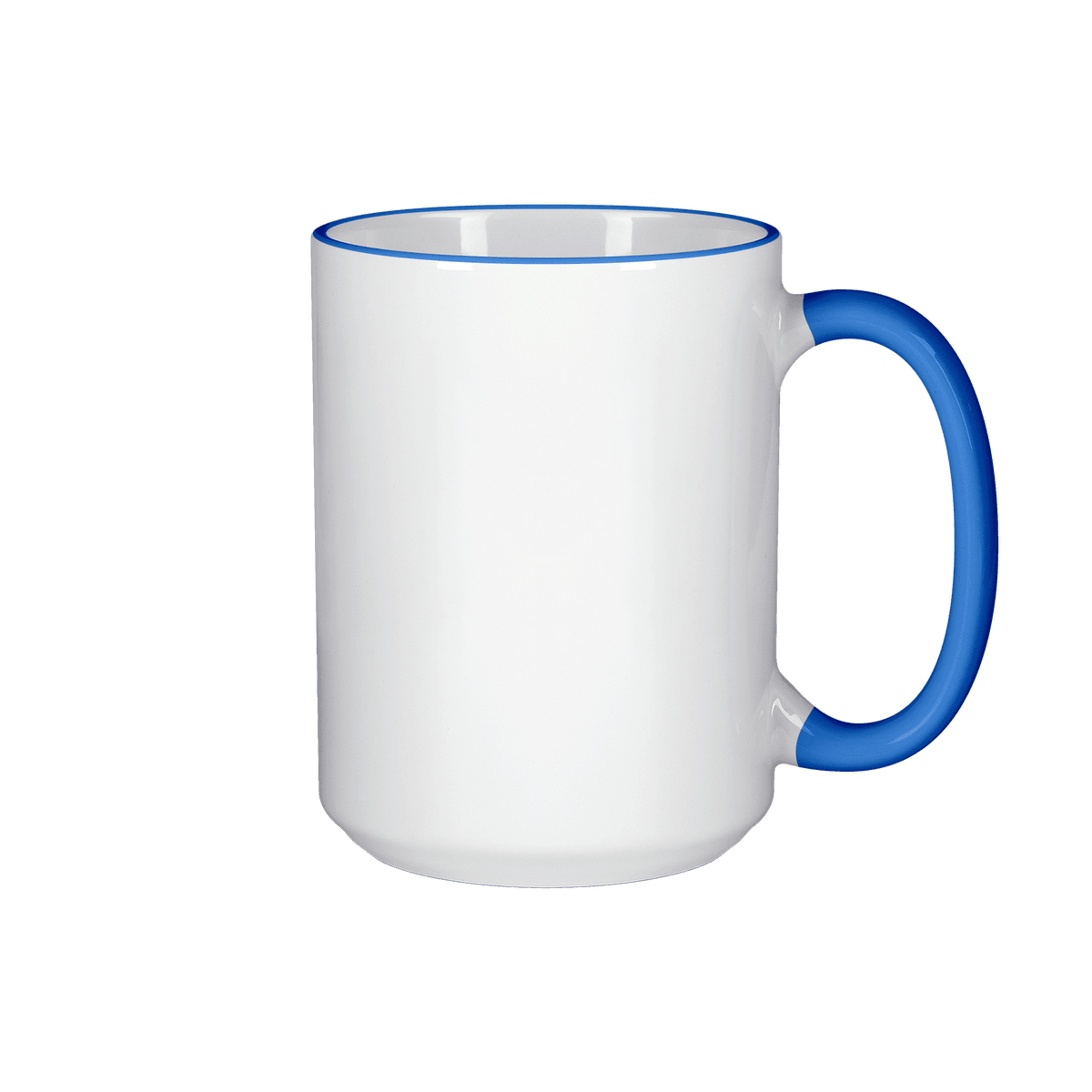 15 oz Rim & Handle Colored Mug - Cambridge Blue , Accent Mugs , PHOTO USA