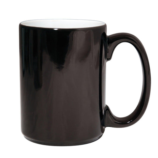 15 oz Color Changing Mug - Black , Color Changing Mugs , PHOTO USA