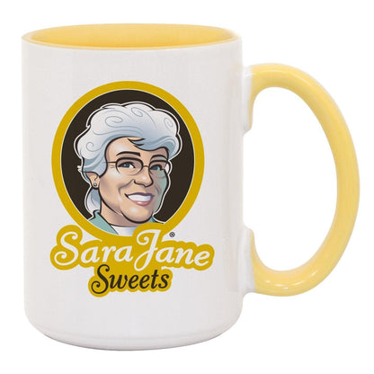 15 oz Inner & Handle Colored Mug - Yellow , Accent Mugs , PHOTO USA