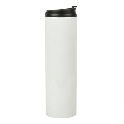20 oz Stainless Steel Tall Tube Thermal Tumbler - White , Sublimation Tumblers , PHOTO USA
