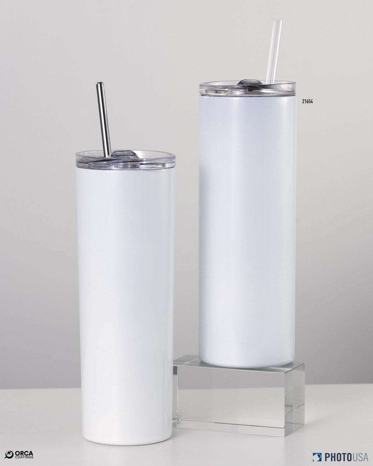 20 oz Tumbler - Skinny , Sublimation Tumblers , PHOTO USA