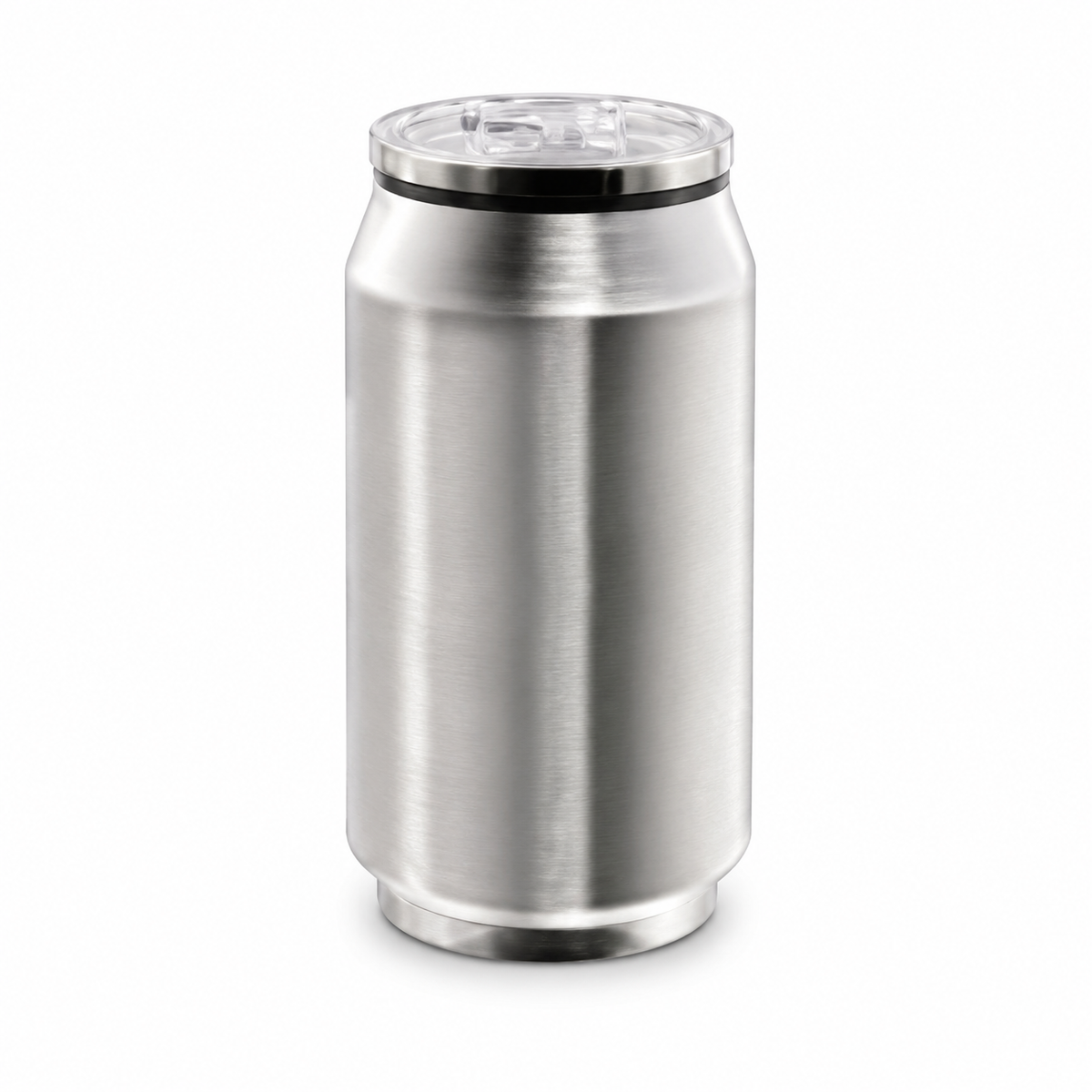 ORCA 9 oz. Stainless Steel Can Tumbler - Silver, Straw Lid
