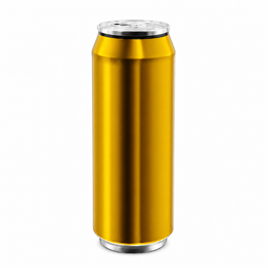 ORCA 17 oz. Stainless Steel Can Tumbler - Gold, Straw Lid