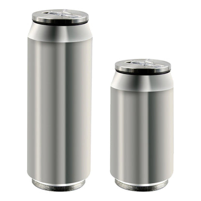 9 oz Stainless Steel Thermal Cans , , PHOTO USA
