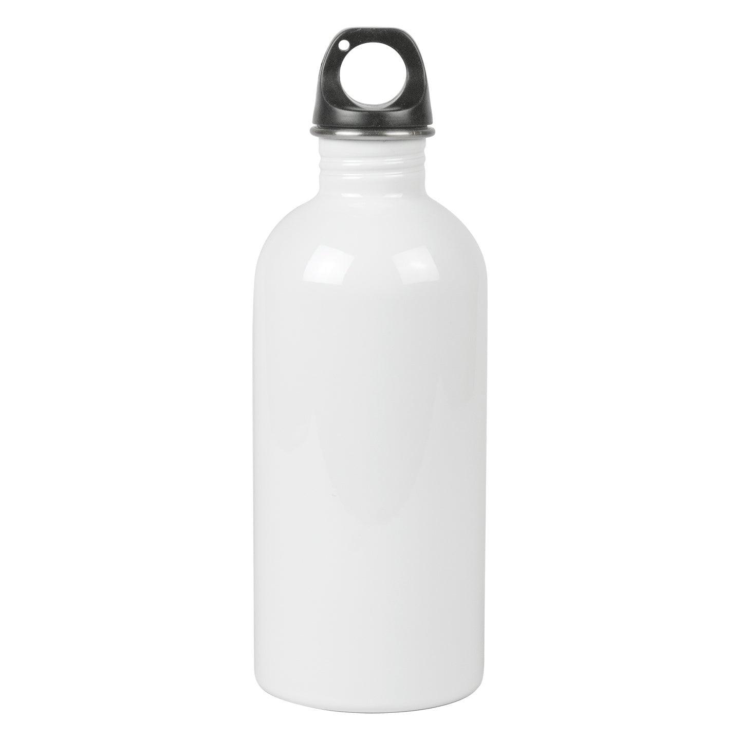 600 ml - Stainless SteelSports Bottle - White - NA – Blank Sublimation Mugs